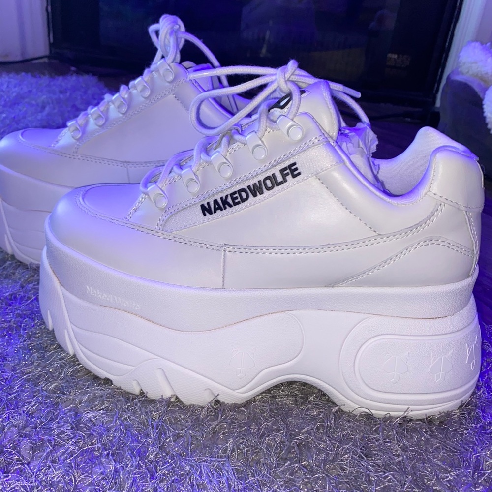 NAKED WOLFE leather sprinter sneakers